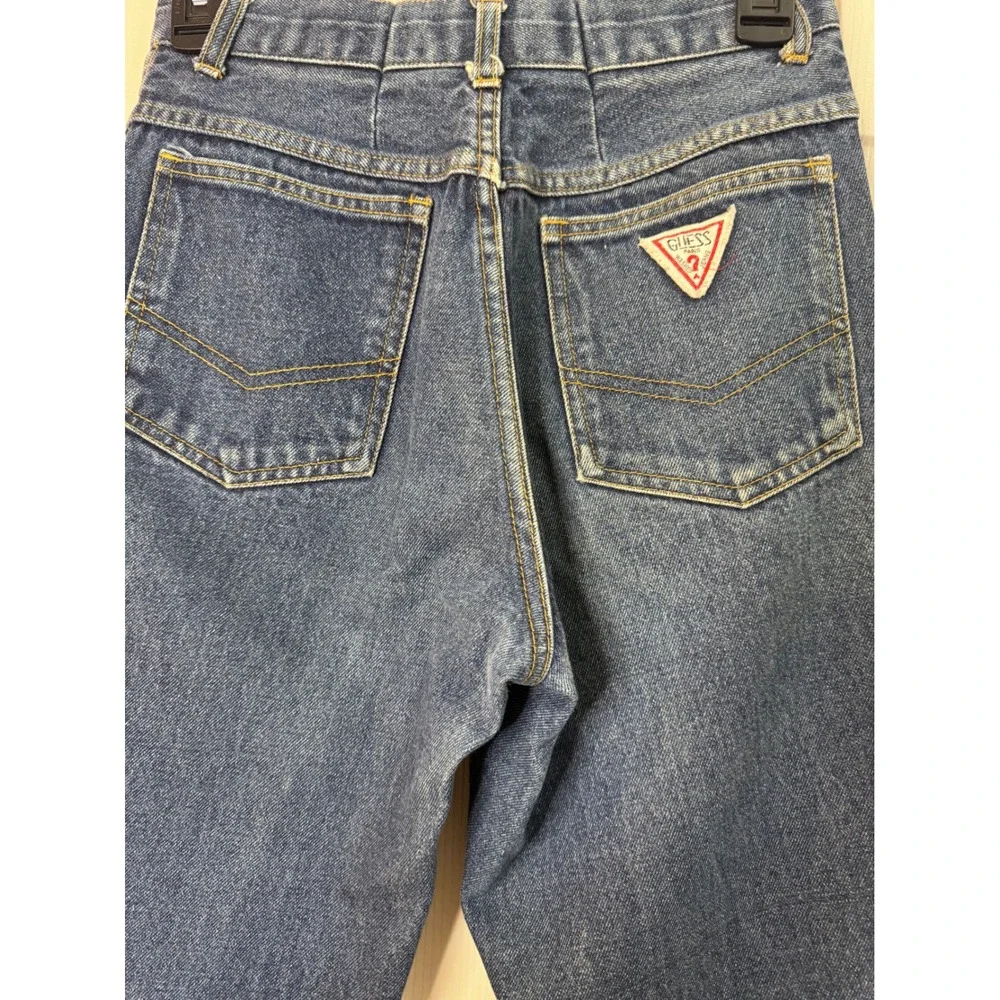 Vintage Guess Jeans‎ High Waist Tapered Leg Denim 90s Retro Style Womens Size 28